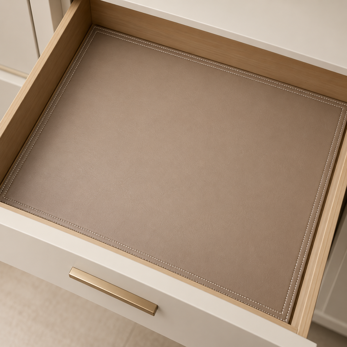 Custom Faux Leather Drawer & Shelf Liner – Final Balance Payment