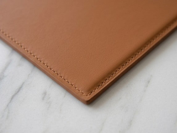 Custom Premium Faux Leather Shelf & Cabinet Liner – Made-to-Measure Stitched Panel For Drawer