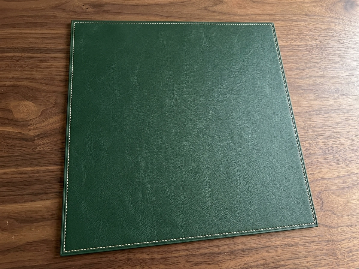 Custom Faux Leather Drawer Liner – Made-to-Measure Stitched Insert