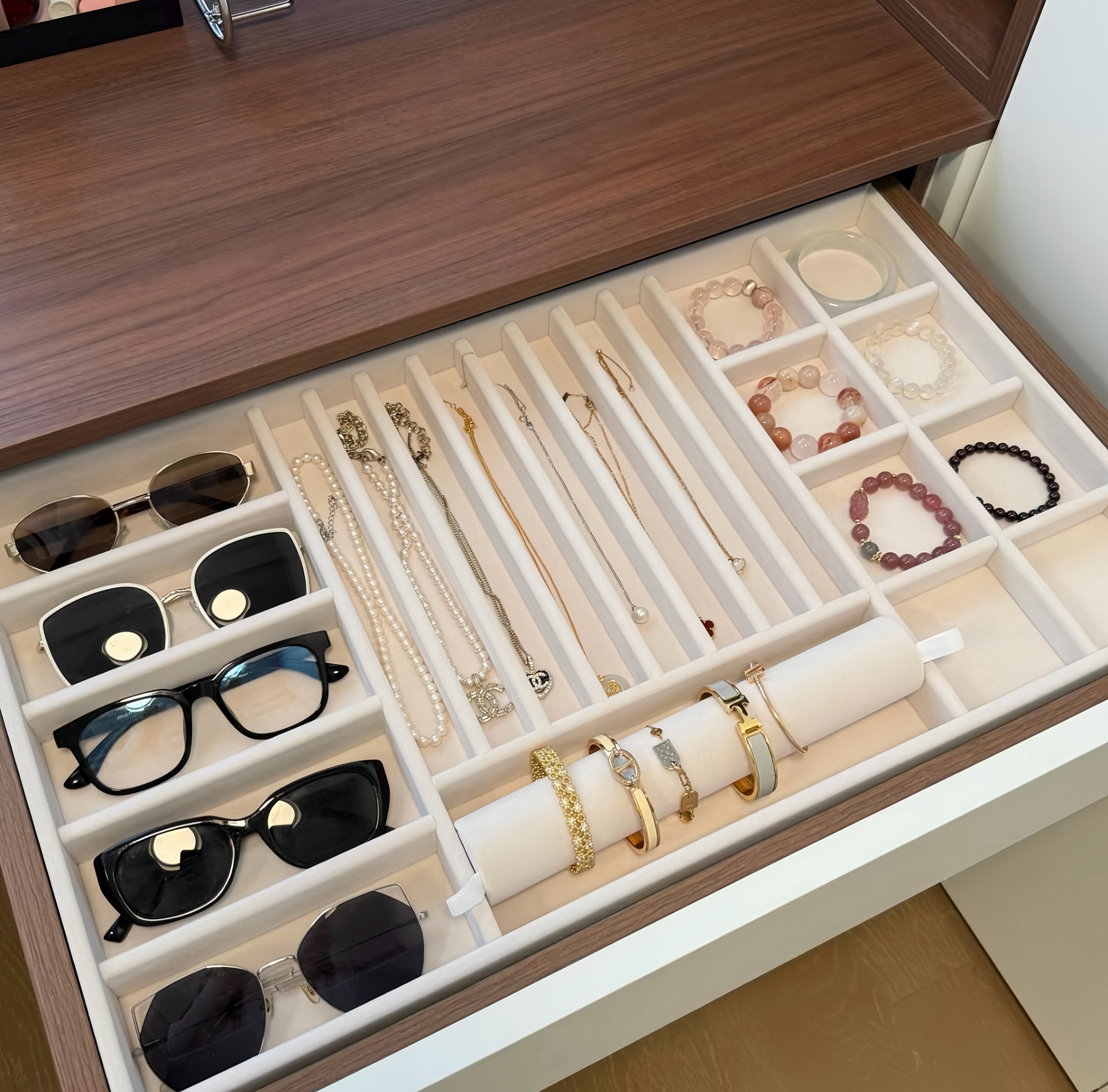 Custom Jewelry Tray | Made-to-Measure Velvet or Leather