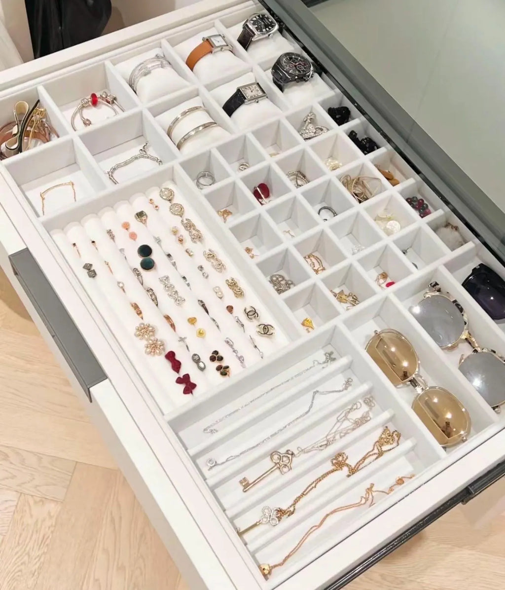 Made-to-Measure Jewelry Drawer Insert Tray – FINAL BALANCE | Custom Closet & Drawer Storage