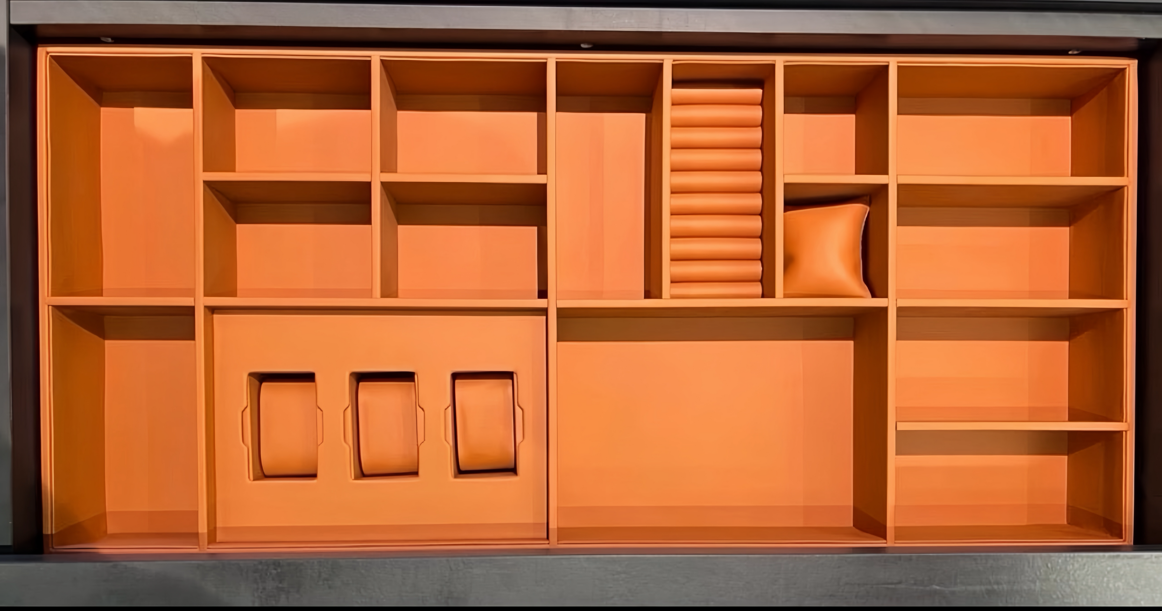 Custom Jewelry Drawer Insert | Velvet or Leather Organizer
