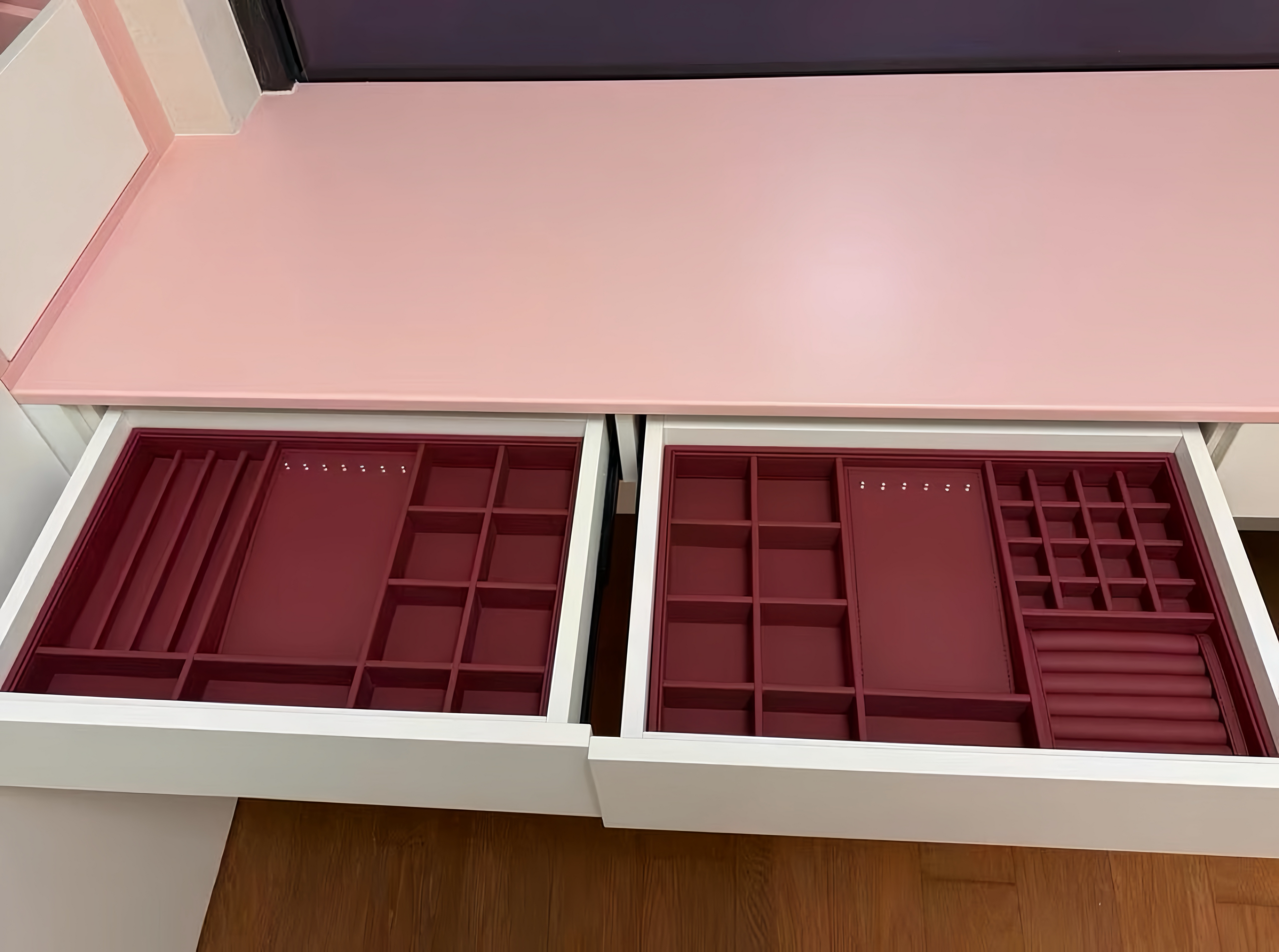 Custom Drawer Inserts | Made-to-Measure Leather or Velvet