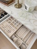 Custom Drawer Inserts | Stackable 2-Tier with Sliding Upper Tray For Jewelry
